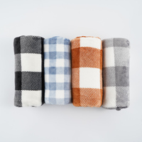 Couverture en flanelle, drap de lit, en Polyester, pièces, pas cher, motifs assortis, livraison aléatoire, couverture, canapé