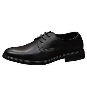 Chaussures habillées d'été pour hommes en cuir véritable, style Oxford, à bout rond, à lacets, respirantes, pour le bureau et la carrière - Product Image 4
