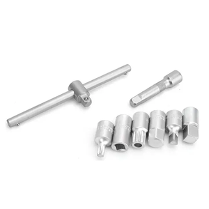 Jeu <span class=keywords><strong>de</strong></span> 25 douilles multifonctions pour bouchons <span class=keywords><strong>de</strong></span> <span class=keywords><strong>vidange</strong></span>, essieux, carter d'huile, 3/8 ", pour voitures, camionnettes et vélos. - Product Image 4
