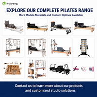 Reformer Pilates en Aluminium Qualité Commerciale pour Studio Fitness, Machine Professionnelle avec Logo Personnalisé Direct Usi