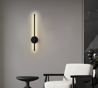 Applique murale magnétique longue et réglable avec rotation, rechargeable USB, télécommande sans fil pour salon