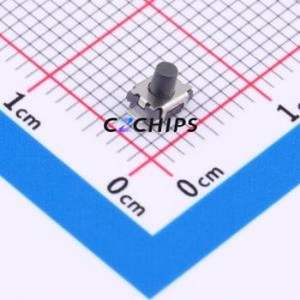 TS-1071-A4B3-D4 Tactile Switch SMD Switch Single Pole Single Throw Round Button 2.5N Vertical Mount - Product Image 1