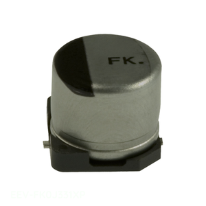 Condensateur SMD original EEV-FK0J331XP 330 uF à montage en surface, en aluminium, 330UF 20% 6.3V - Product Image 1