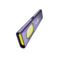 Lampe torche LED compacte portable T7, lumière de poche EDC pour réparation automobile, OEM ODM, lumière extérieure rechargeable T7 violette