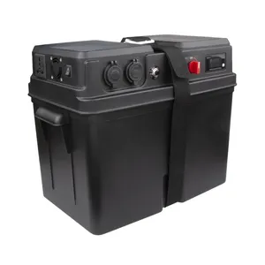 Nieuwe Draagbare 12V Powerbox Ip65 Plastic Batterijbehuizing Voor Kamperen En Avontuurlijke Elektronica En Instrumentopslag