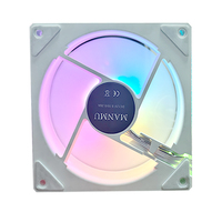120mm Modulación de ancho de pulso ARGB RGB caja de juego computadora CPU ventilador de refrigeración 4 pines 12V ventilador de caja de computadora de escritorio