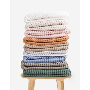 <span class=keywords><strong>Couverture</strong></span> matelassée multifonctionnelle en coton doux pour bébé, épaisse, anti-coup de pied, style gaufré - Product Image 4