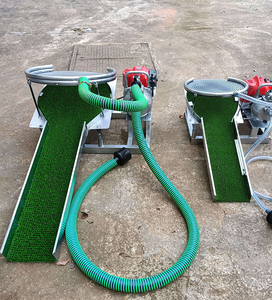 पोर्टेबल सोने की पैंटिंग कंपन स्कुआइस बॉक्स उपकरण गैसोलीन इंजन गोल्ड विभाजक नदी रेत धुलाई खनन मशीन - Product Image 6