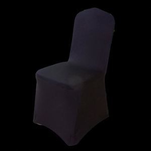Fundas para Sillas de Boda, 100 Piezas, Tela de Poliéster Elástica, Fundas Negras para Respaldo de Silla para Eventos, para Sillas de Iglesia - Product Image 2