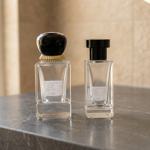 Flacon de parfum de luxe unique avec pompe, capuchon personnalisé, pulvérisateur pour flacons - Product Image 1