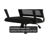 Chaise de bureau ergonomique moderne en maille avec base chromée, siège en mousse à mémoire de forme épaisse couleur beurre de cacahuète, hauteur réglable, télécommande - Boss Home