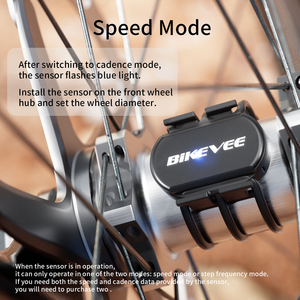 <span class=keywords><strong>Sensor</strong></span> <span class=keywords><strong>de</strong></span> <span class=keywords><strong>Velocidad</strong></span> <span class=keywords><strong>y</strong></span> <span class=keywords><strong>Cadencia</strong></span> para Bicicleta Bikevee ANT+, Carcasa <span class=keywords><strong>de</strong></span> ABS Impermeable IP66, Compatible con GPS <span class=keywords><strong>Garmin</strong></span> Bryton - Product Image 5