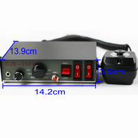 Amplificateur de sirène électronique pour voiture Cjb 200w, microphone LED 3 voies, bonne qualité, bon prix, DC12V/24V pour voitures, camions, ambulances