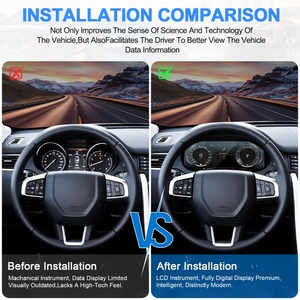 Digital Instrument Cluster <b>Speedometer</b> LCD Dashboard Upgrade <b>for</b> Land Rover Discovery Sport 2015-2019 - Product Image 3