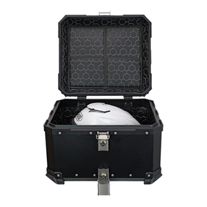 Vente directe d'usine 55L noir coffre de moto boîte de queue en aluminium boîtier supérieur de vélo électrique - Product Image 2