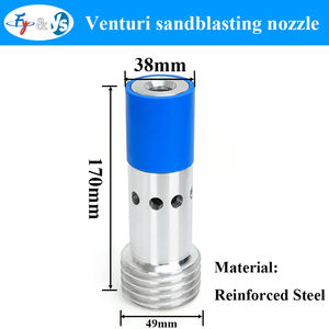 <span class=keywords><strong>Buse</strong></span> de <span class=keywords><strong>sablage</strong></span> <span class=keywords><strong>Venturi</strong></span> en carbure de bore à <span class=keywords><strong>double</strong></span> entrée d'air durable, entrée d'air latérale <span class=keywords><strong>double</strong></span>, 6 mm, 8 mm, 10 mm, 12 mm, vis grossière, <span class=keywords><strong>buse</strong></span> B4C - Product Image 1