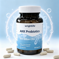 Wrightlife AKK Probiotiques 300 Milliards UFC Monoculture Akkermansia Muciniphila Complément Santé Intestinale Marque Privée OEM ODM