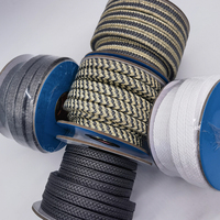 Joint flottant PTFE matériel glande emballage corde métallique joint mécanique pour pompes