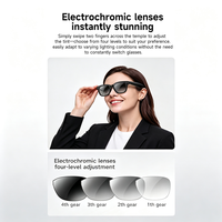 Lunettes Intelligentes IA W711 4K avec Double Caméra, Recharge Magnétique, Photo, Vidéo, Traduction, Assistant Vocal en Temps Réel, Lunettes de Voyage
