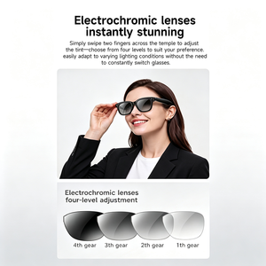 Lentes Inteligentes W711 con IA, Cámara Dual 4K, Carga Magnética, Traducción de Fotos y Vídeos, Asistente de Voz en Tiempo Real, Gafas de Viaje - Product Image 3
