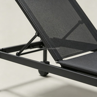 Chaise longue en aluminium sur mesure pour l'extérieur, pour piscine, plage, jardin