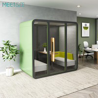 Cabine insonorisée multifonctionnelle pour bureaux, entrepôts, salles d'activités polyvalentes, solution d'espace flexible, panneau personnalisé RTS