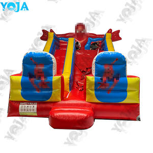 Château gonflable commercial super résistant en PVC avec toboggan et souffleur d'air pour événements publics - Product Image 4