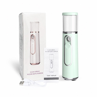 Dispositivo Portátil de Pulverización Nano Hidratante, Vaporizador Facial de Mano para el Cuidado de la Piel en Movimiento, Recargable, con Pulverización Fina, Belleza Personal