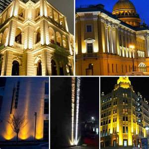 Lámpara de Pared LED para Exteriores, Impermeable IP65, Haz de Luz Estrecho de 60°, para Fachadas de Hoteles y Edificios, Luz Diurna de 5000K - Product Image 2