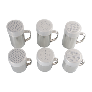 Commercio all'ingrosso strumento da cucina stoviglie multifunzione bottiglia di condimento in acciaio inox 304 barattolo di <span class=keywords><strong>spezie</strong></span> con coperchio e maniglia del bordo arrotolato - Product Image 2