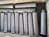 Tube Sic collé par réaction réfractaire d'usine RBSIC buse de brûleur en carbure de silicium Sisic pour meubles de four