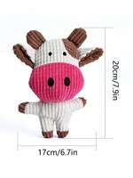 Jouets en peluche polaire mignons, couineurs et couineuses, à mâcher pour chiens, motif animal