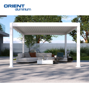 מפעל מותאם אישית חופה ממונעת מתנועפת שמש gazebo bioclimate אלומיניום bioclimate פרגולה אלומיניום - Product Image 1