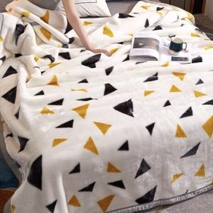 Personalizado 1 Uds sábana gris franela Raschel colcha impresión manta proveedor - Product Image 4