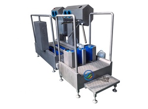 Station de nettoyage hygiénique électrique d'usine avec lave-botte et nettoyeur de semelle de <span class=keywords><strong>chaussures</strong></span> <span class=keywords><strong>Tourniquet</strong></span> automatique État neuf - Product Image 2