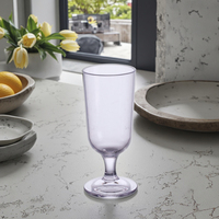 Gobelets en verre de polycarbonate transparent, tasse en verre de vin de restaurant, vente en gros d'usine
