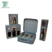 Boîte cadeau personnalisée en carton rigide gaufré coloré et recyclable pour bouteilles de vin, whisky et autres boissons – Robuste
