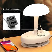 Base femelle Usb double couche Prise Type-C et prise de charge de lampe Usb femelle Prise d'alimentation avec connecteur de câble