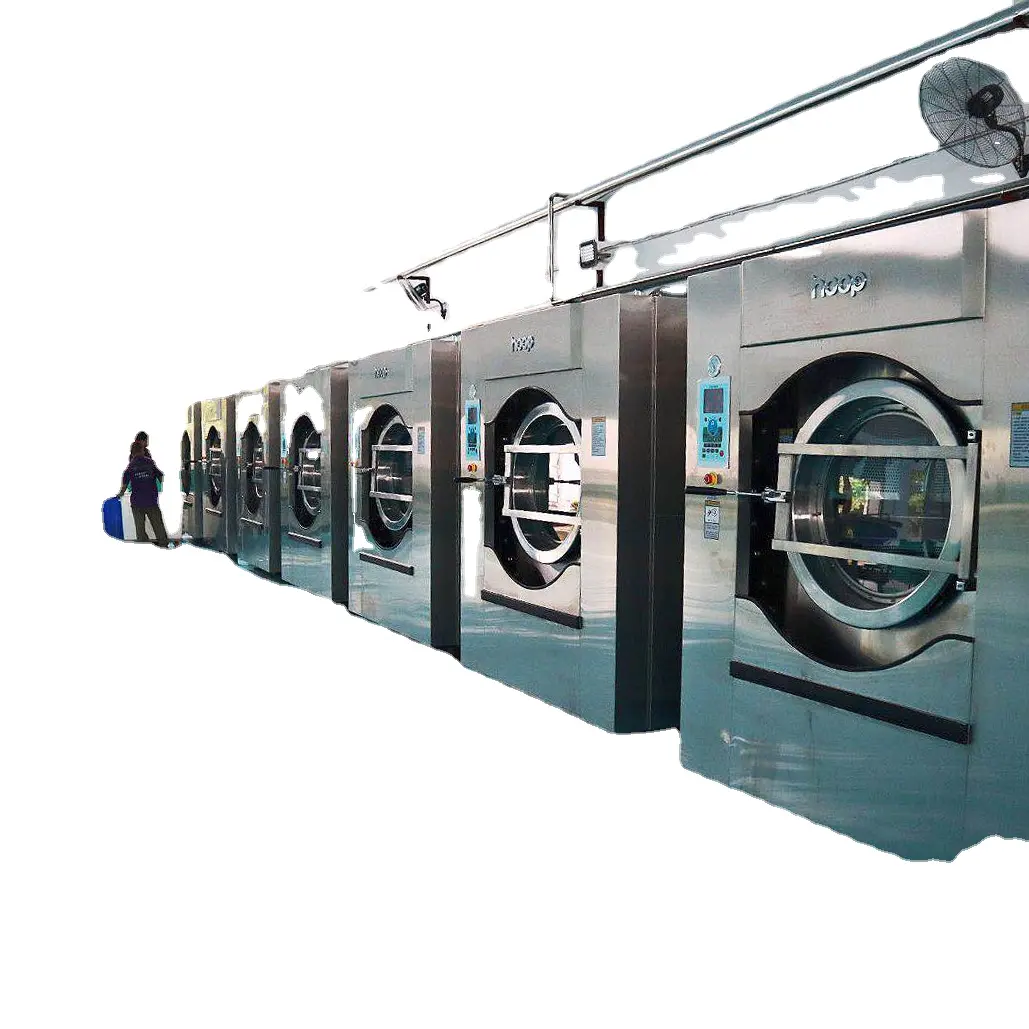 100Kg ticari çamaşır makinesi endüstriyel yıkayıcı ekstraktör çamaşır makinesi tam otomatik