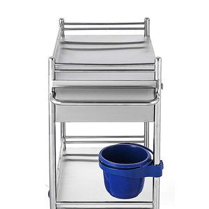 Chariot de rangement pour équipement médical, chariot de pansement en acier inoxydable, vente chaude - Product Image 6