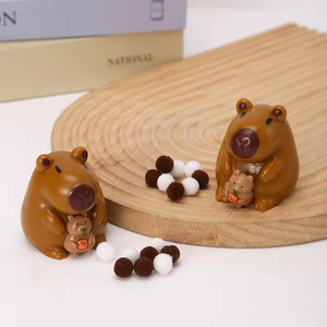 Capybara Eco-friendly TPR Squishy Toys Bundle Stress Relief Party Favor Kids Ages 8+ High Quality Blind Box Certified - Product Image 2