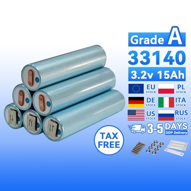 Gotion 33140 High Capacity Rechargeable 3.2V Cylindrical Lithium Ion Batteries 15ah 20ah Durable and Long-Lasting