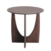 Table basse en bois massif style Wabi-Sabi, non extensible, vintage, minimaliste, moderne, pour salon, chambre, meubles de salon