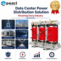Transformator untuk Pusat Data Desain Bebas Oli Tahan Api Kelas F Isolasi AF Pendinginan Udara Paksa IP54 Enclosure