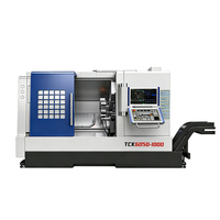 Mesin Bubut CNC Horizontal TCK6050 Presisi Tinggi, Single Spindle, Slant Bed, Heavy Duty, Large Swing, Tailstock Handal