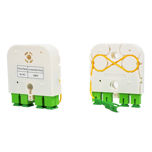 Répartiteur PLC FTTH USM 1x4 1x8 avec pigtail SC/<span class=keywords><strong>APC</strong></span>, module répartiteur universel pour boîtier de distribution de fibre optique - Product Image 1