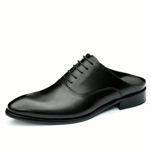 Chaussures pour hommes en cuir véritable de luxe de haute qualité, fabriquées en 2025, pour les messieurs italiens, adaptées aux occasions formelles, de mariage et d'affaires - Product Image 2