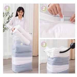 Transparent étanche Compression sacs de <span class=keywords><strong>rangement</strong></span> vêtements <span class=keywords><strong>aspirateur</strong></span> économiseur d'espace joint nettoyant Transparent étanche vêtements joint - Product Image 5
