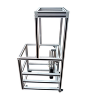 Système de construction d'aquarium sur mesure en profilés aluminium, étagères industrielles en aluminium, support pour aquarium, support pour piscine, support pour aquarium de présentation
