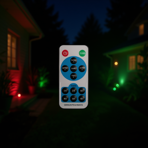 Proyector Láser para Exteriores, Luz Roja y Verde, 3 Modos, 12 Velocidades, Temporizador de 6 Horas, IP44 Impermeable, Control Remoto, Iluminación Decorativa - Product Image 2